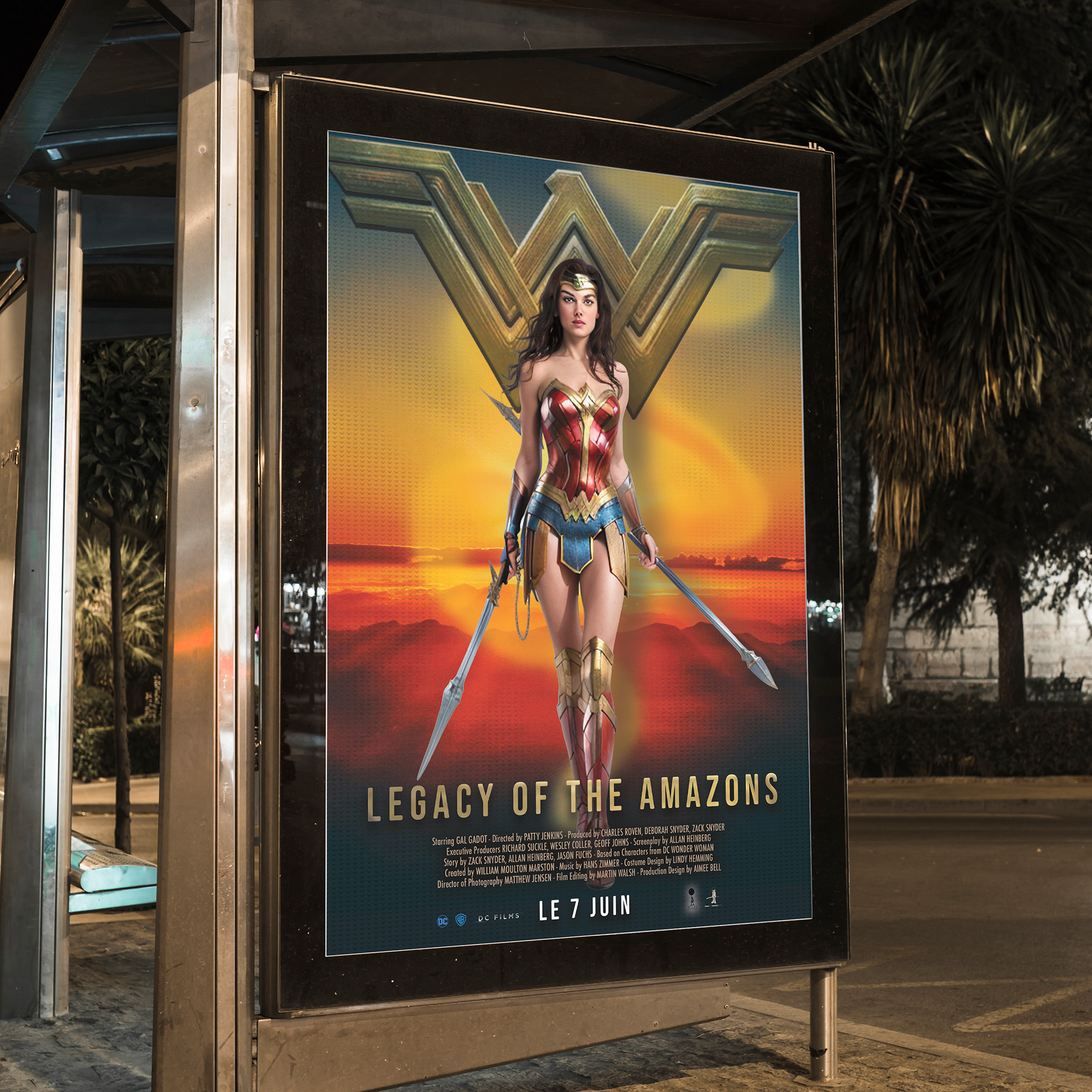 Affiche pour un film DC